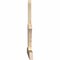 Ekena Millwork Richland Rough Sawn Timber Gable Bracket, Douglas Fir, 72"W x 36"H x 2"D x 4"F, 12/12 Pitch GBW072X36X0204RIC00RDF - alternate 4